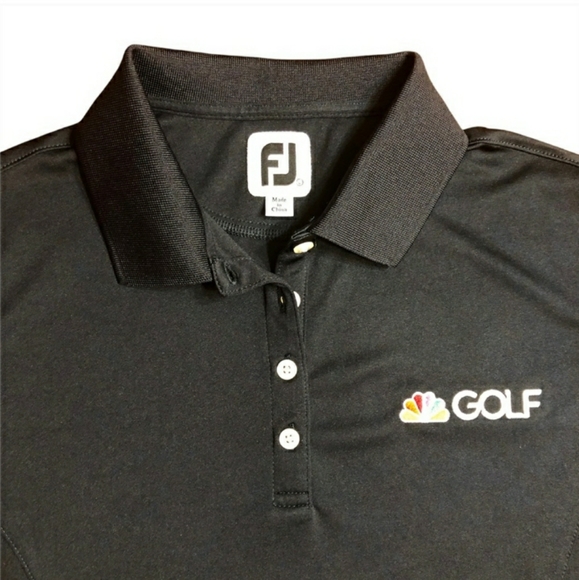 FOOTJOY Black Projoy Performance Shirt Style #27071 Sz Large - Picture 4 of 8